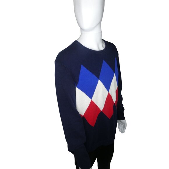 Club Room Red/White/Blue Crew Knit Sweater Size XXL - Picture 3 of 5